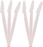 16 Pcs Light Pink Eyebrow Razor, Face Razors Multipurpose, Facial Razors for Women Men, Eyebrow Trimmers Shaver with Protective Cover, Dermaplaning Tools for Face Body Use, Facial Hair Removal Tools