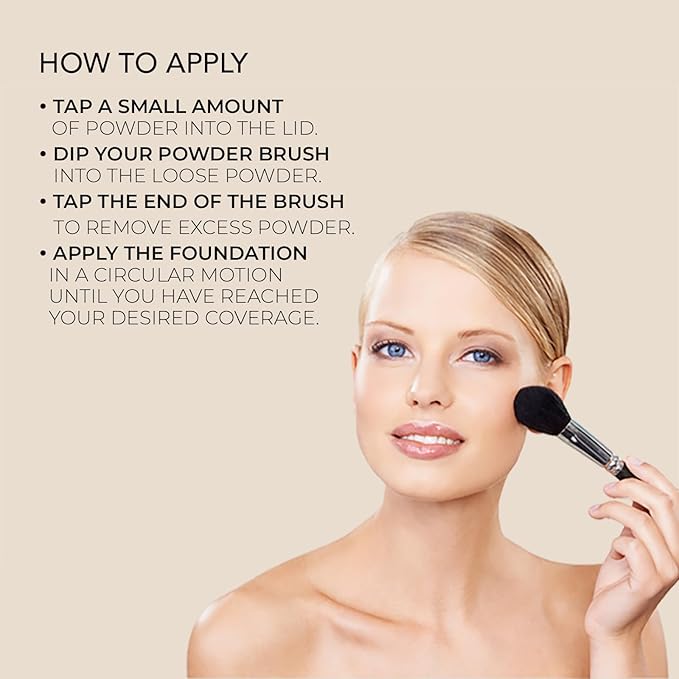 Bellapierre Mineral Foundation SPF 15 – Loose Powder Foundation, Full Coverage Mineral Makeup with Matte Finish – Vegan, Cruelty Free, Hypoallergenic, Oil & Talc Free – 0.32 oz - Blondie