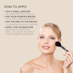 bellapierre Mineral Foundation SPF 15 - Loose Powder Foundation | Vegan & Cruelty Free Natural Makeup | Full Coverage Matte Finish | Hypoallergenic | Oil & Talc Free - 0.32 Oz - Brown Sugar