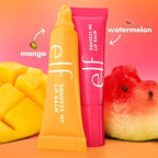 e.l.f. Squeeze Me More Lip Balm Duo, Moisturizing Balm For A Sheer Tint Of Color, Made With Hyaluronic Acid, Vegan & Cruelty-Free, Mango & Watermelon (Pack of 2)