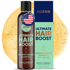 Moerie Ultimate Hair Growth Shampoo – For Longer, Thicker, Fuller Hair - Vegan Friendly Volumizing Hair Products – Paraben & Silicone Free – All Hair Types – Reverse Hair Loss – 8.45 fl oz (250ml)