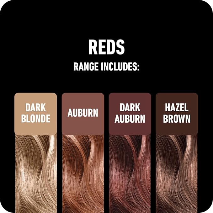 BOLDIFY Hairline Powder Color Sample Kit - Root Touch Up Hair Color for Gray Coverage - Bald Spot Concealing Hair Powder for Women & Men - 24-Hour Stain-Proof - Reds