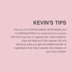 KEVIN.MURPHY PLUMPING.RINSE - Thickening Hair Conditioner - For Fine, Thin & Aging Hair - Hydrating Conditioner - For Shine, Volume & Texture - With Bamboo Extract & Shea Butter - 250 mL / 8.4 fl oz