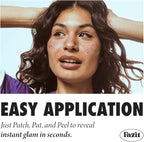 Fazit Makeup Patches - Purple Speckles - Glow Up Make-Up Patches - Cute Glitter Makeup Accessories for Women - Cosmetic Glitter for Face