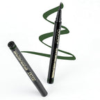 docolor Eyeliner, 2PCS Green Liquid Eyeliner Waterproof Eye Liner Pen Super Slim Precise All Day Green Eye Pencils Professional Makeup Liquid Eye Liner Pencil for Women