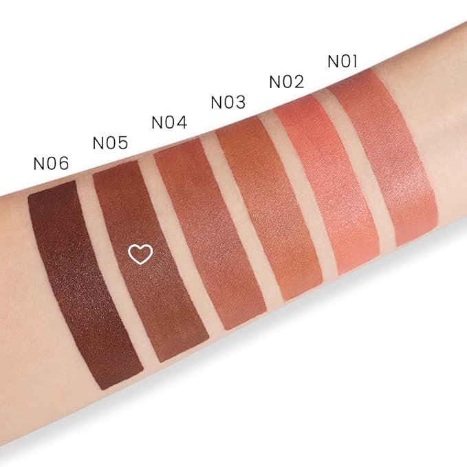 evpct 1Pcs Dark Brown Deep Coffee Lipstick, Silky Velvet Matte Lipstick Pack Sets for Women, Long Lasting Smudge Proof Lipstick Lip Stain Makeup Kit matte lipstick 24 hours original N06