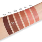 evpct 1Pcs Dark Brown Deep Coffee Lipstick, Silky Velvet Matte Lipstick Pack Sets for Women, Long Lasting Smudge Proof Lipstick Lip Stain Makeup Kit matte lipstick 24 hours original N06