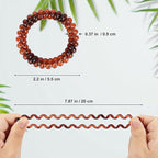 JessLab Spiral Hair Ties for Women, 10-Pack Traceless No-Damage Ponytail Holders, Coils Hair Bands for Girls, Assorted Colors