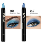 evpct 2Pcs Cream Eyeshadow Sticks Set for Eyes Dazzling Blue & Royal Blue Shimmer Eye Crayon Shadow Brightener Stick Pencil Pen Bulk sombras en crema para ojos 11+13