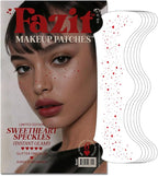 Fazit Makeup Patches - Sweetheart Speckles - Glow Up Make-Up Patches - Cute Glitter Makeup Accessories for Women - Cosmetic Glitter for Face