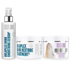 BOLD UNIQ Purple Hair Mask For Blonde, Platinum, Bleached, Silver, Gray, Ash & Brassy Hair & BoldPlex 3 Bond Restore Treatment and BoldPlex 6 Hair Serum Bundle - Cruelty Free and Vegan