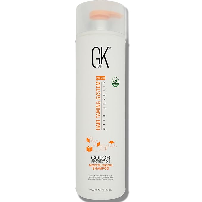GK HAIR Vegan Color Treated Moisturizing Shampoo for Women Deep Conditioning Hair Mask with Keratin and Argan Oil Frizz Control Hydrate Treatment for Dry Damaged Hair – 33.8 Ounce