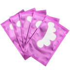 100 Pair Cloud Shape Eye Under Gel Pads Eyelash Extensions Patches,Lash Extension Lint Free Under Hydrogel Eye Mask Pads Beauty Tools (Purple)