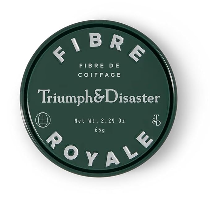 TRIUMPH & DISASTER Fibre Royale Hair Wax – Strong Hold Pomade for Thick Hair, Natural Finish Styling for Men & Women, 65g