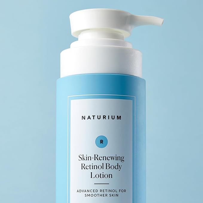 Naturium Skin-Renewing Retinol Body Lotion Jumbo, Advanced Firming Anti-Aging Skin Care, with Encapsulated Retinol & Shea Butter, 14 oz