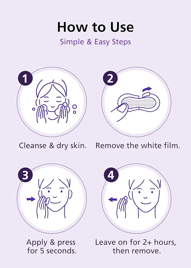 Easyderm PDRN Pimple Patch - Under Eye & Smile Line treatment, 8 Patches, K-Beauty Korean Skincare with Collagen & EGF, Eye patches, PDRN Eye Mask, Stocking Stuffer, Holiday Gift