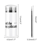200pcs micro applicators brushes mini