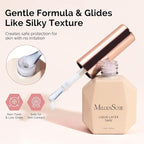 MelodySusie Liquid Latex for Nails, Peel off Fast Dry Cuticle Guard for Nail Polish with Plastic Nail Care Stick set, Skin Barrier Protector for Nail Art, Manicure Home DIY Salon, Gifts for Women15ml