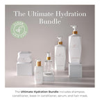 Goldie Locks Travel Size Ultra Hydrating Shampoo & Conditioner Set - Sulfate-Free, Paraben-Free - for Frizz Control, Shine & Strength - Color Safe & Extension Safe - Protein-Free - 2 x 3.4 fl oz