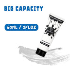 Bowitzki Face and Body Paint 2oz Cream Makeup 60ml Water Based Face Painting Special Effects For Adults Halloween Christmas Party Stage Cosplay (Black+White)