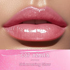 CATKIN Glossy Lip Balm Ultra Hydating Glow Lip Tinted Jelly Plumping Melting Balm Shea Butter Repair Soothing For Dry Lips 0.12 oz C07 AZALEA