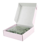 MEEDEE 100 Pack Moss Green Color Hair Ties For Women No Crease Soft Elastic Ribbon No Damage Moss Green Hair Ties Knotted Ouchless Hair Ribbon Yoga Hair Ribbons Elastic Bracelets