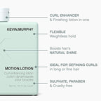 KEVIN.MURPHY MOTION.LOTION - Curl Enhancer Lotion - Hair Care for Long or Fine Hair - Curl Defining Lotion - Weightless with Anti-Frizz - 50 mL / 5.1 fl oz