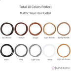 Dark Brown Thin Small Elastic Hair Ties, 2mm Hair Bands Accessories for Girls Women Kids, Non-Slip No Pull Strong Ponytail Holders for Fine to Medium Thick 80 Pcs