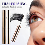 Ultra-Fine Lengthening Waterproof Quick-Dry Mascara, Black Mascara for Fine Short Lash Older Women Mulit-layered Lashes,Ultimate Length Volumizing Lower Bottom Lashes Mascaras (Black) (Brown+Black)