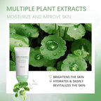 2 Pcs Centella Sunscreen, Lasting Lightweight Hydrating Centella Water-Fit Sun Serum SPF50 for All Skin Type and UV Defense.(Blue & Green)