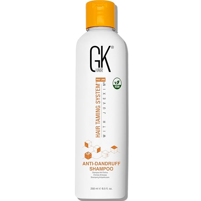 GK HAIR Anti-Dandruff Shampoo Leaving Your Scalp Refreshed and Hair Soft, Smooth – Sulfate-Free Shampoo for Dry Damaged Hair for Men and Women 8.5 Fl Oz