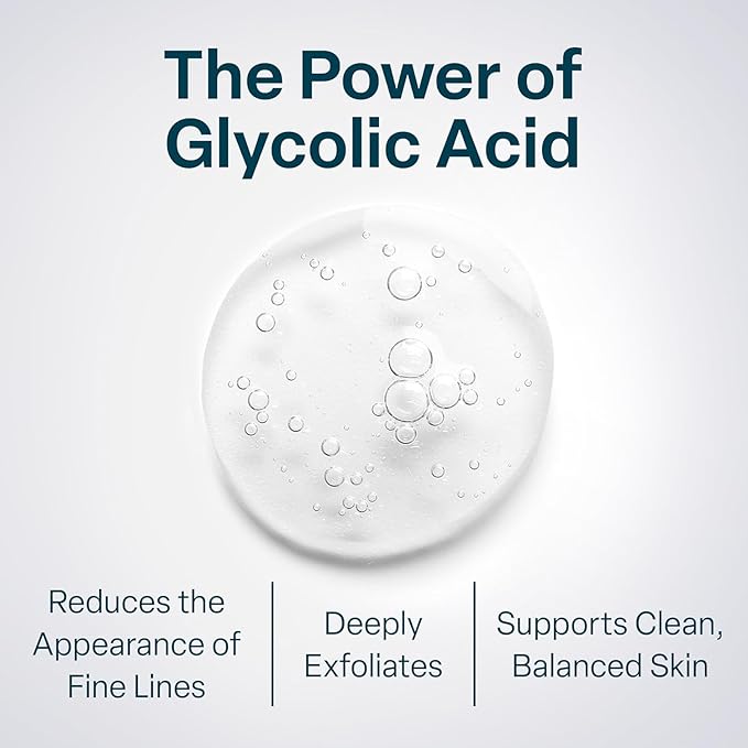 Glycolic Acid 20% Resurfacing Pads for Face & Body with Vitamins B5, C & E, Green Tea, Calendula, Allantoin - Exfoliates Surface Skin and Reduces Appearance of Fine Lines and Wrinkles - 2PK