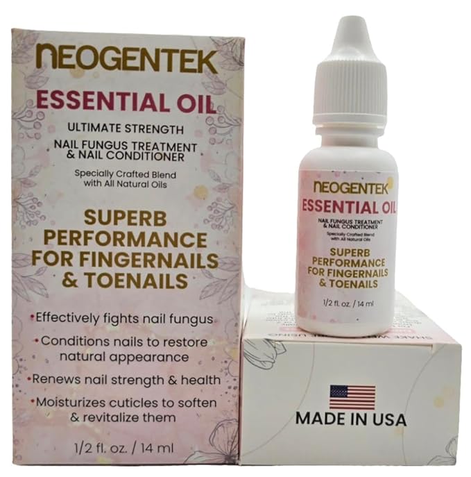 Essential Oil Fight Nail Fungus I Made in USA | Pure Natural Ingredients I Ultimate Strength Superb Performance | Promotes Healthy Nail | Renew | Restore Weak & Discolored Nails 14 ML