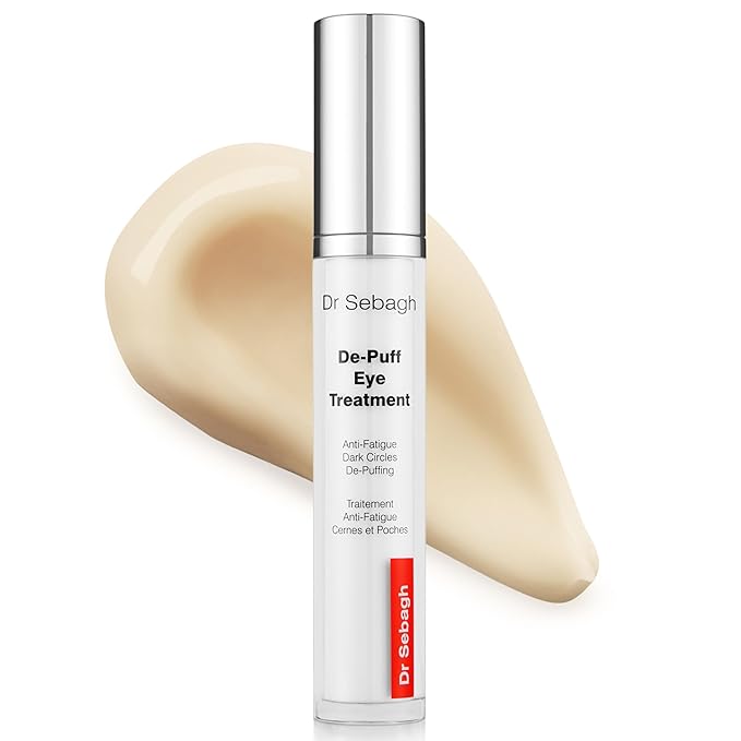 Dr Sebagh De-Puff Eye Cream (0.51 fl oz) - Award-Winning Eyecream for Dark Circles & Puffiness - Under Eye Moisturizer & Under Eye Plumper - Anti-Fatigue Hollow Eyes Treatment for All Skin Types