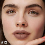 evpct 1Pcs Nude Brown Matte Lip Liner and Lipstick Set Kit for Women - 2 IN 1 Lip Liner & Lipstick - Long Lasting & Waterproof - 24 Hour Lipstick