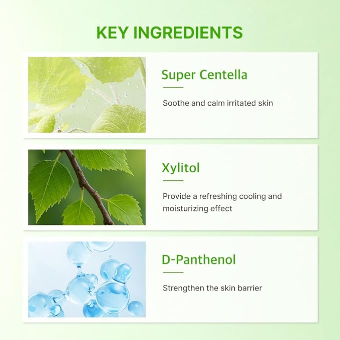 Papa Recipe Real Centella Cica Daily Cooling Facial Masks (30 Sheets), Instant Soothe & Calm, Hydrating Face Masks, Dermatologist-tested, Sensitive & Acne-Prone Skin Friendly, Korean Skincare