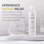 PHILIP B. Anti-Flake Relief Shampoo Lite 7.4 oz. (220 ml), for Dry, Itchy Scalps - Instant Soothing Relief for Lasting Comfort