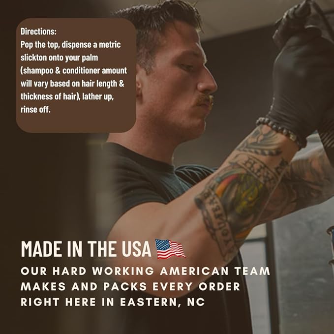 Johnny Slicks Shampoo - Supports Hair Hydration & Volume - Organic Oils & Natural Cleanse - Castor Oil, Aloe Vera, Jojoba - Original Scent - 8 oz