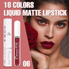 evpct 1Pcs Plum Red Liquid Matte Lipstick Lipgloss Set for Women, labiales mate 24 horas originales matte larga duracion 24 Hour Lipstick Lip Stains Long Lasting Waterproof 24, 06#