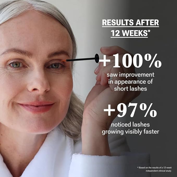 NULASTIN Follicle Fortifying Lash Serum - Clinically Tested Eyelash Enhancing Serum - Nourishes & Repairs to Promote Longer-Looking Lashes - Enriched with Hair-Strengthening Ingredients (0.1 Fl Oz)