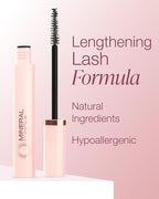 Mineral Fusion So High Extended Length Mascara (Black) - Lengthening Formula For Look of Long, Lush Lashes - Hypoallergenic With Kaolin Clay for Long Wear - No Smudge or Clumps