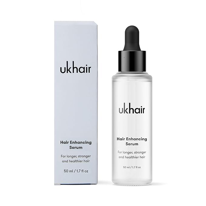 UKLASH Enhancing Hair Serum for Men and Women - Promotes Thickness in Thinning Hair, Clinically Tested, Lightweight and Fast-Absorbing - 1.7 oz