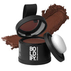 BOLDIFY Hairline Powder - Root Touch Up Hair Color for Gray Coverage - Bald Spot Concealing Hair Powder for Women & Men - 24-Hour Stain-Proof - Auburn