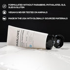 MARLOWE. Skin Care Set, No. 122 Facial Scrub 6 oz & No. 123 Facial Moisturizer 6 oz with Natural Extracts & Antioxidants, Cleanses, Exfoliates, Hydrates & Soothes