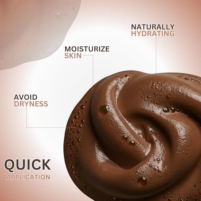 Self Tanner Mousse Natural Medium to Dark Tan for Cooler Skin Tones Vegan Organic Self Tanning Lotion DHA-Free Tanning Foam for Face & Body Streak-Free Fake Tan with Coconut Scent (200ml / 7 fl. oz)