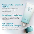 EX Green Mild Collagen Daily Sun Serum, 2.03 Fl Oz SPF 50+ PA++++ | No White Cast | Lightweight Sunscreen Moisturizer | Skin-Friendly, Safe, Clean Ingredients | Lotion-Like Texture | K-Beauty