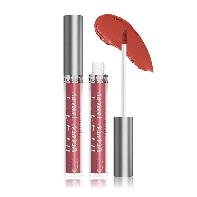 COOL STORY Velvet Lip Stain Mousse, Lip Tint Long-Lasting Waterproof Matte Finish (03)