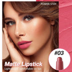 Coral Orange Red Matte Lipstick Crayon for Women, Long Lasting Waterproof Velvet Lip Liner Pencil, High Pigment Creamy Lipstick, Longwear Non-Drying Lip Makeup Cruelty-free 24 Hours, 03#