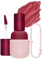 I'M MEME Color Key Ring Velvet Lip Tint - 07 Muted Plum | Long Lasting Lip Stain, Matte Finish, Smooth Texture, Kbeauty, Cute Korean Makeup, Compact, Portable Keychain, Travel-Friendly, Gift, 2.8g