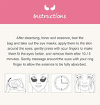 12 Pcs Under Eye Patches for Puffy Eyes, Cranberry Cristal Eye Mask, Hydrate Moisturize Around Eye Skin Cooling Mask, Reduce Crow's Feet, Fines & Wrinkles, Sooth & Firming Skin (Cranberry)